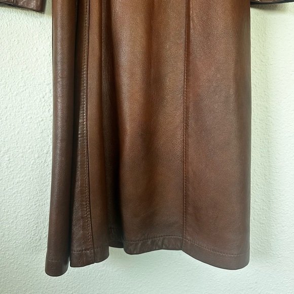 Vintage The Legacy Leather Fashions- London Fog Rich Brown Leather Jacket - Picture 11 of 11